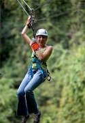 Zip Lining in Belize